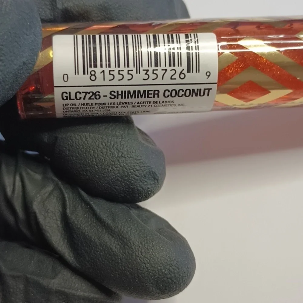 2 x LA Girl Lip Oil Shimmer Coconut